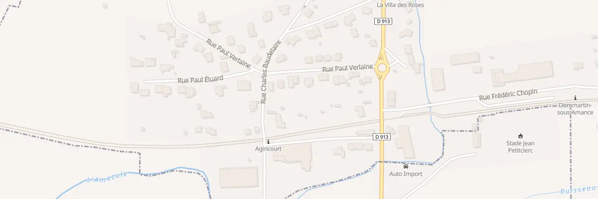 Plan du 15 Rue Paul Verlaine à Dommartin-sous-Amance