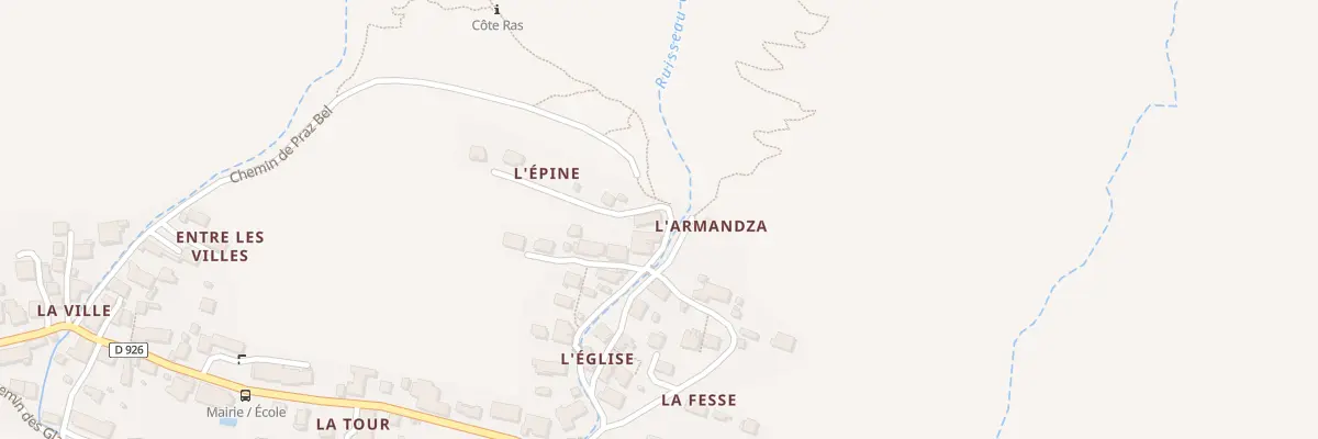 Plan du 33 Che de l’Epine à Saint-Sorlin-d’Arves