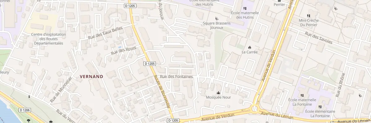 Plan du 36 Rue du Joroux à Annemasse