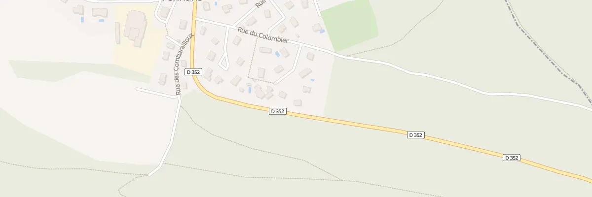 Plan du 6 Rue du Colombier à Vennans