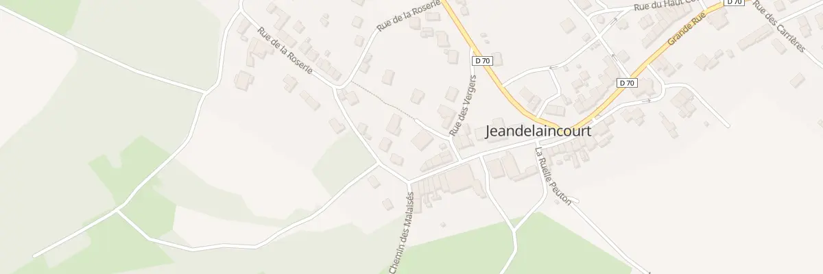 Plan du 5 Imp du Pre des Oies à Jeandelaincourt