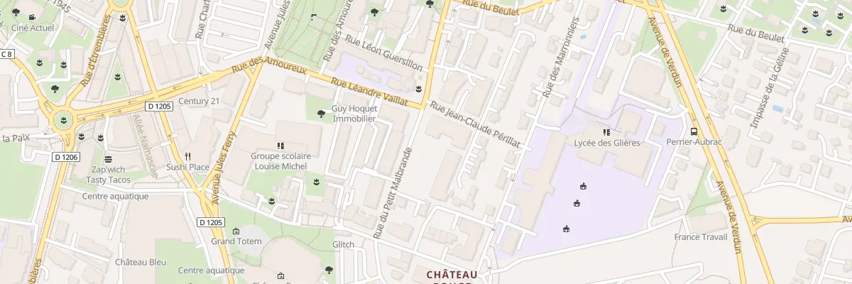 Plan du 2 Rue Jean Claude Perillat à Annemasse