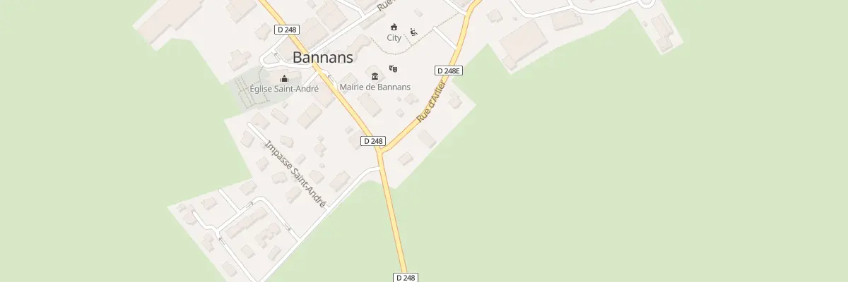 Plan du 4 Rue d’Arlier à Bannans