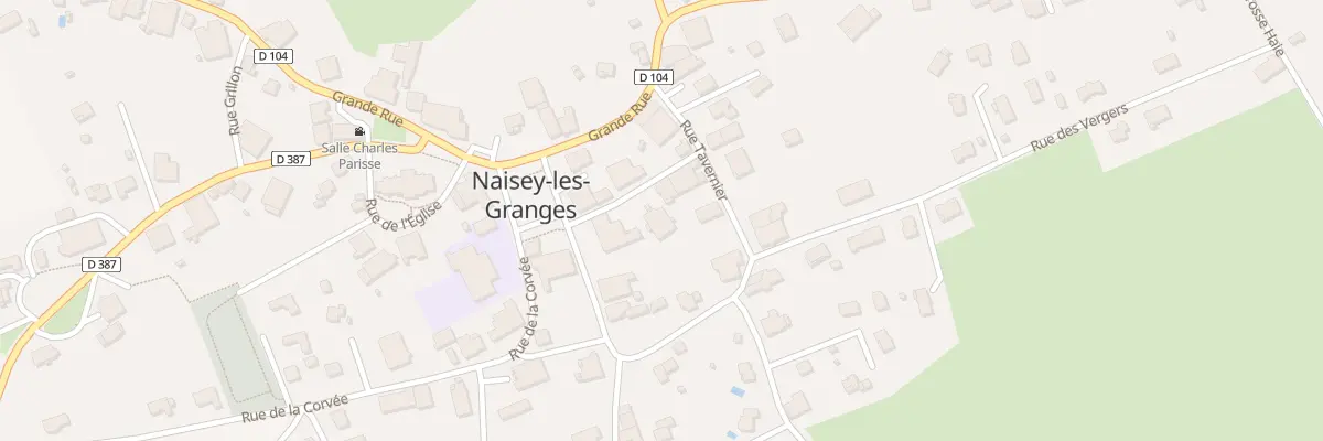 Plan du 2 Rue des Marronniers à Naisey-les-Granges