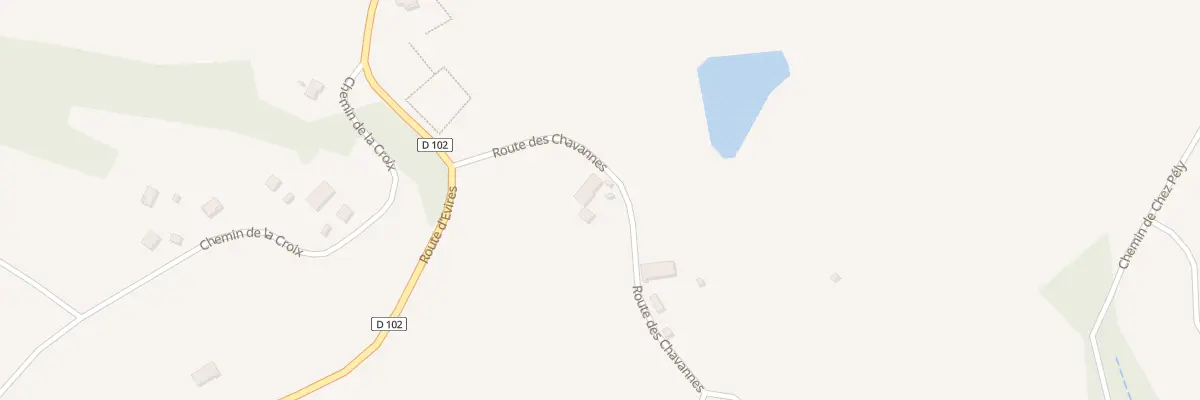 Plan du 156 Rte des Chavannes à La Chapelle-Rambaud