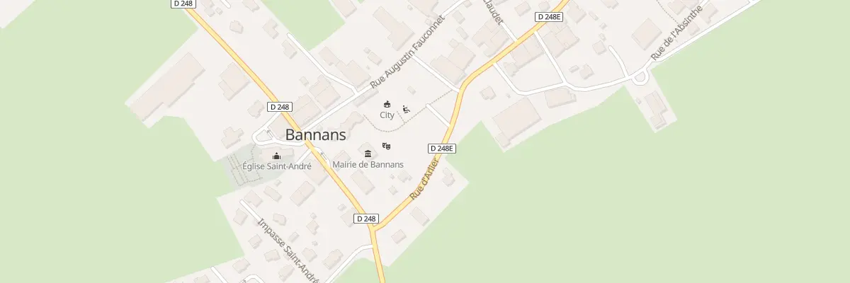 Plan du 5 Rue d’Arlier à Bannans