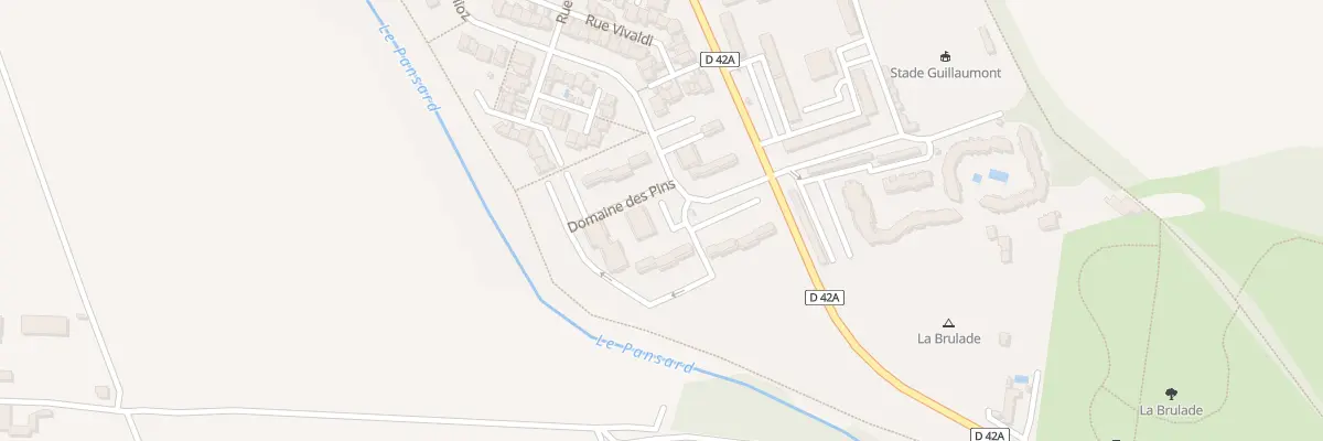 Plan du 555 Rue Hector Berlioz à La Londe-les-Maures