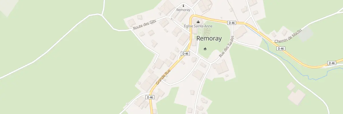 Plan du 6 Gr Grande Rue à Remoray-Boujeons