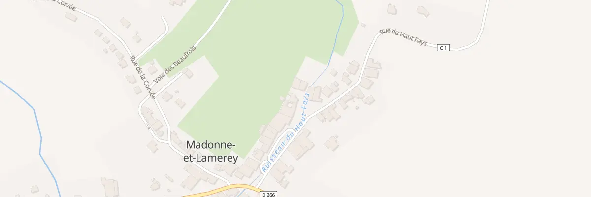 Plan du 147 Rue du Haut Fays à Madonne-et-Lamerey