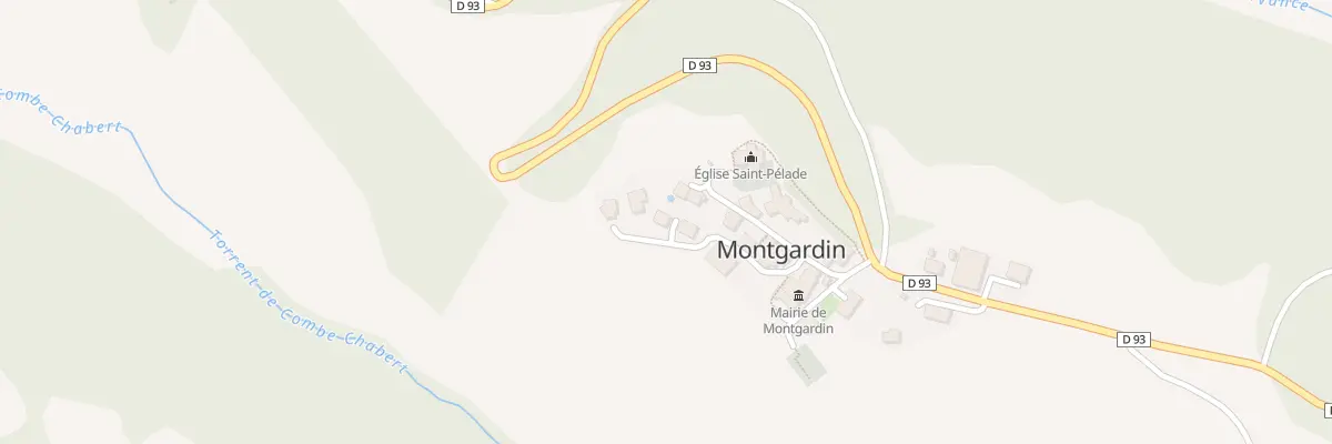 Plan du 5003 Le Village à Montgardin