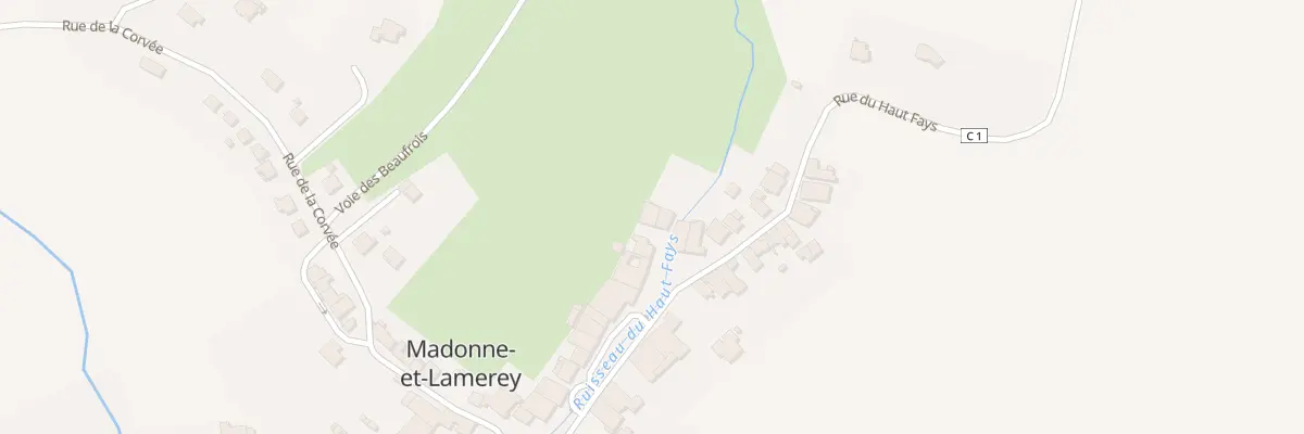 Plan du 151 Rue du Haut Fays à Madonne-et-Lamerey