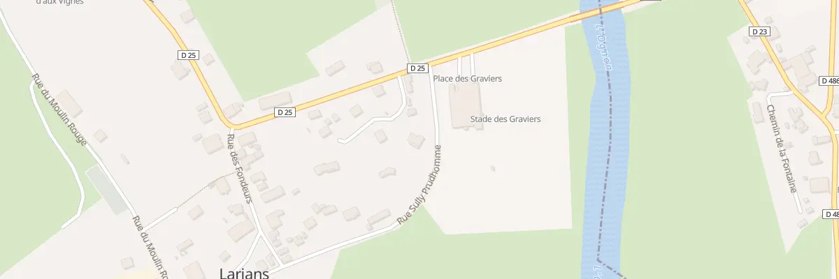 Plan du 15 Rue Sully Prudhomme à Larians-et-Munans