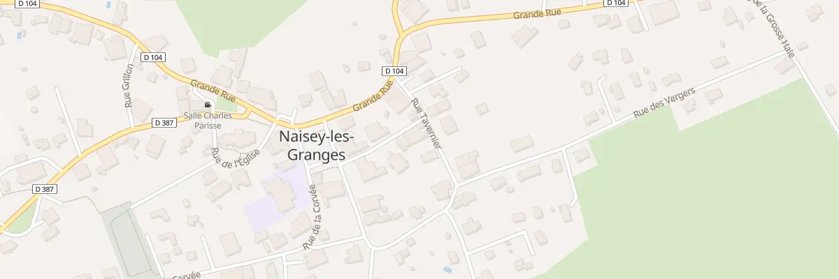 Plan du 4 Rue Tavernier à Naisey-les-Granges