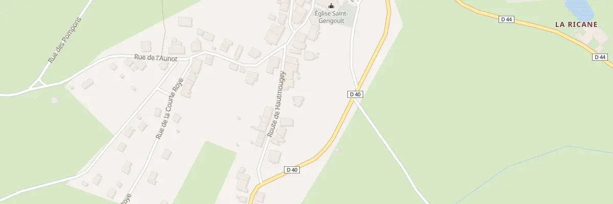 Plan du 18 Rte de Hautmougey à La Vôge-les-Bains