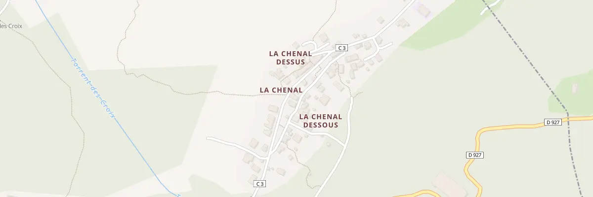 Plan du 5138 Lachenal à Saint-Colomban-des-Villards