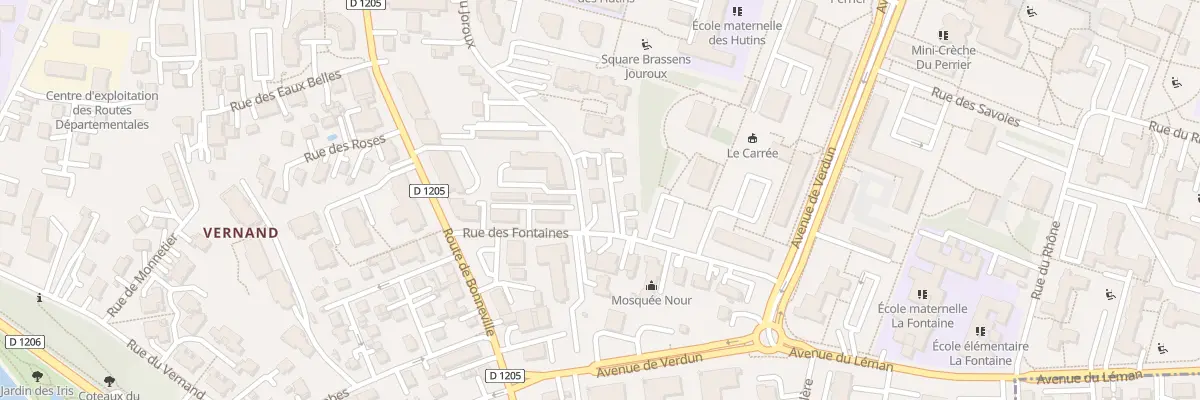 Plan du 31 Rue du Joroux à Annemasse