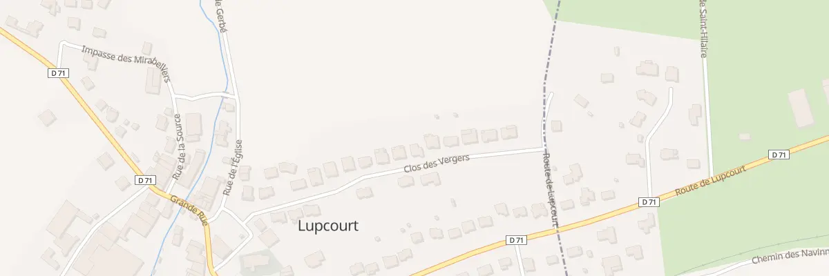 Plan du 22 Clos des Vergers à Lupcourt