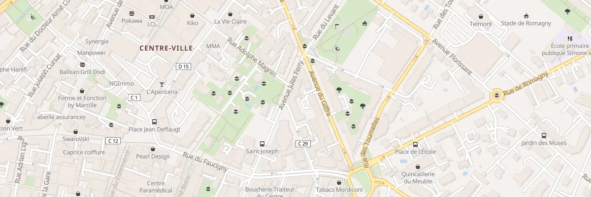 Plan du 3 Rue Madame Fleutet à Annemasse