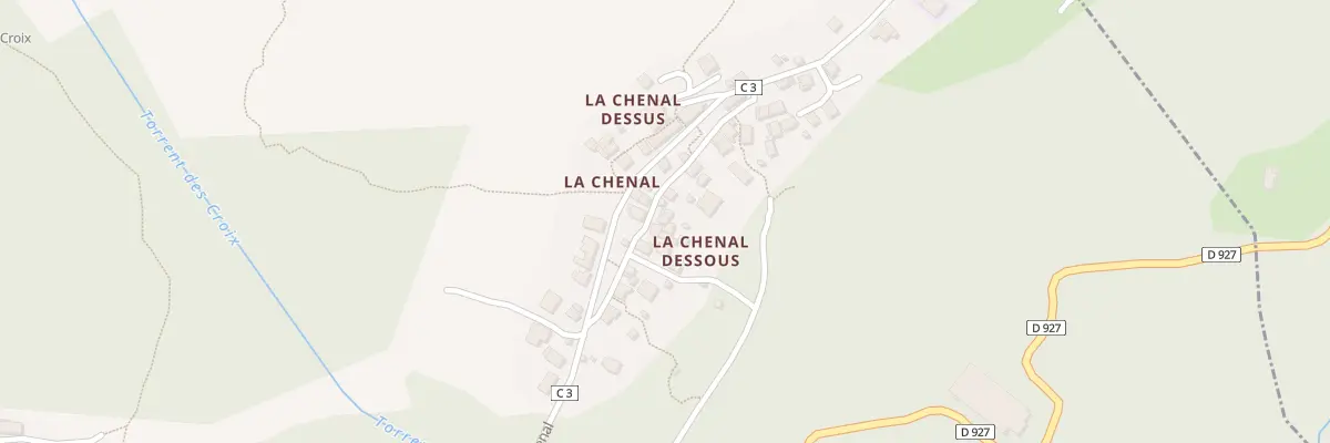 Plan du 5140 Lachenal à Saint-Colomban-des-Villards