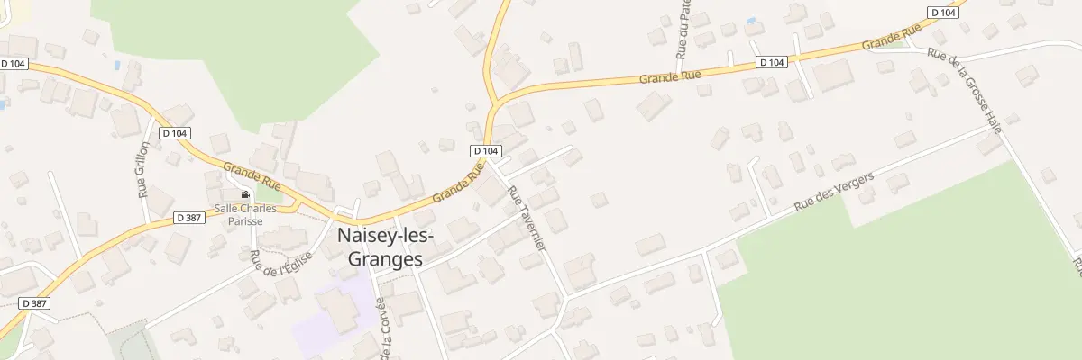 Plan du 3 Rue Tavernier à Naisey-les-Granges