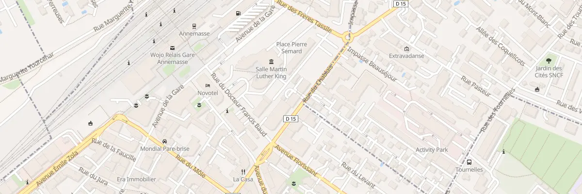 Plan du 45 Rue du Chablais à Annemasse