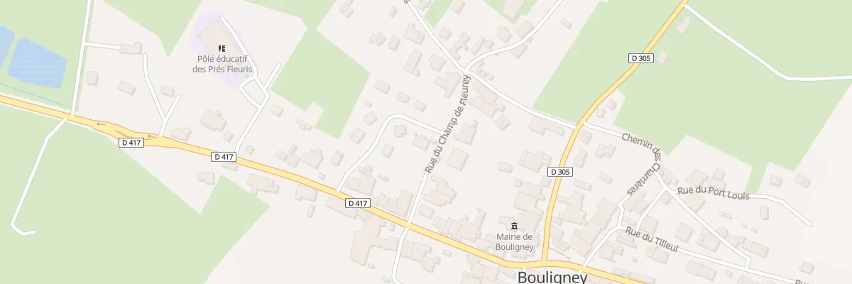 Plan du 3 Rue Champ de Fleurey à Bouligney