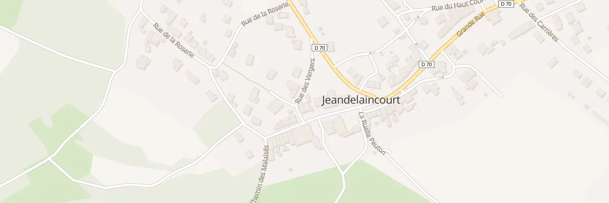 Plan du 4 Rue des Vergers à Jeandelaincourt