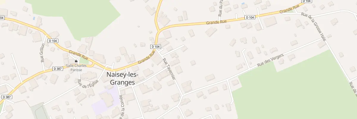 Plan du 7 Rue Tavernier à Naisey-les-Granges