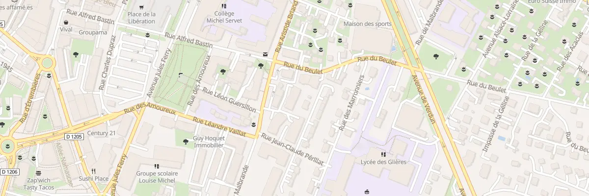 Plan du 4 Rue du Beulet à Annemasse