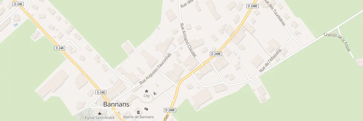 Plan du 13 Rue d’Arlier à Bannans