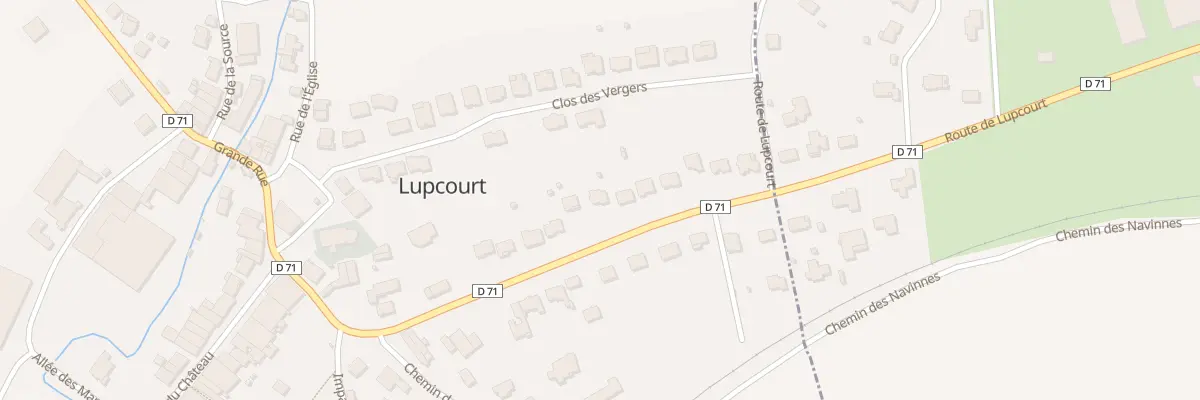 Plan du 7 Clos Pre Le Pretre à Lupcourt