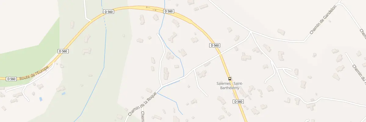 Plan du 1249 Che de la Roque à Salernes