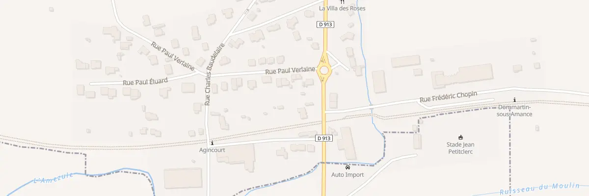 Plan du 5 Rue Paul Verlaine à Dommartin-sous-Amance