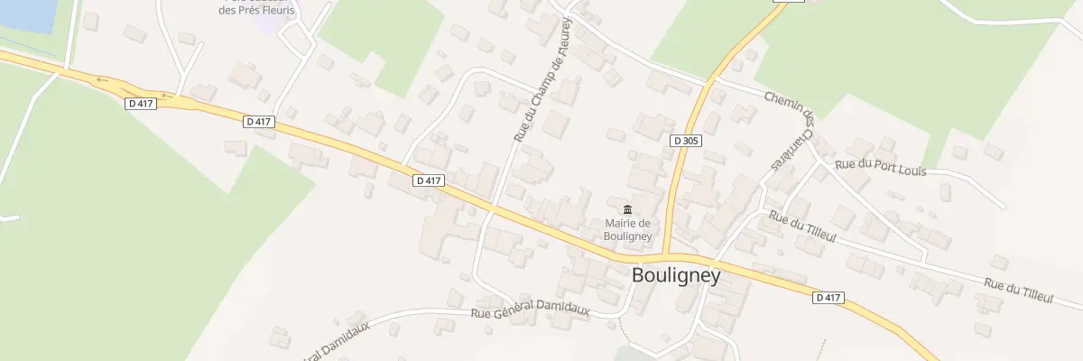 Plan du 2B Grande Rue à Bouligney