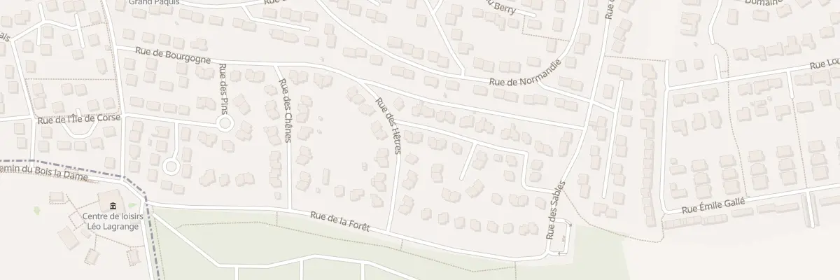 Plan du 20 All des Bouleaux à Saulxures-lès-Nancy