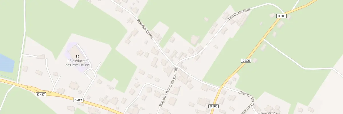 Plan du 4 Rue des Cores à Bouligney