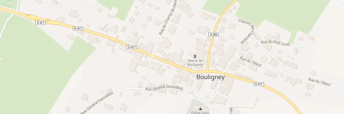 Plan du 14 Grande Rue à Bouligney