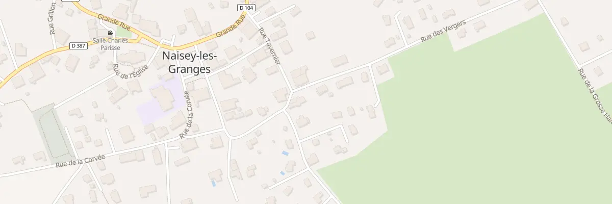 Plan du 2 Rue des Vergers à Naisey-les-Granges