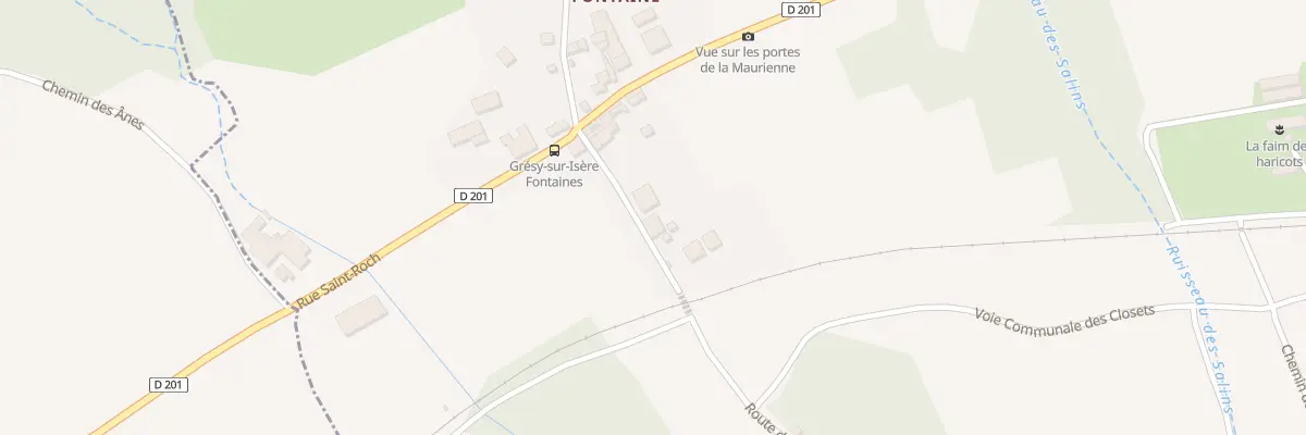 Plan du 87 Rte du Lac à Grésy-sur-Isère
