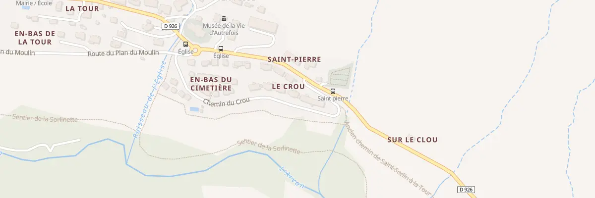 Plan du 5443 Res Les Chalets de l’Arvan à Saint-Sorlin-d’Arves