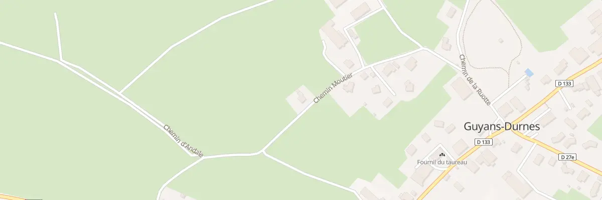 Plan du 16 Che Moutier à Guyans-Durnes