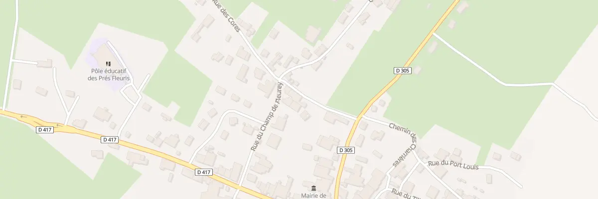 Plan du 5 Rue des Cores à Bouligney
