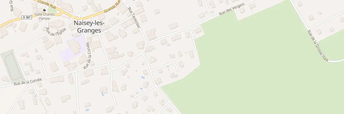 Plan du 2 Imp Tavernier à Naisey-les-Granges