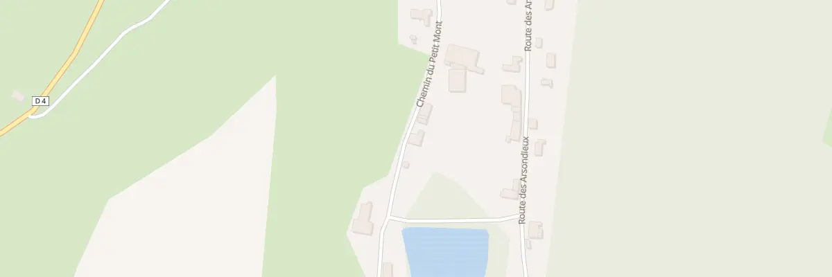 Plan du 7 Che du Petit Mont à Trémonzey
