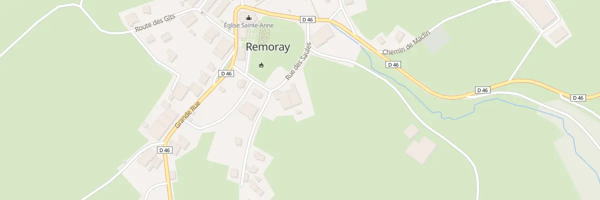Plan du 8 Rue des Saules à Remoray-Boujeons