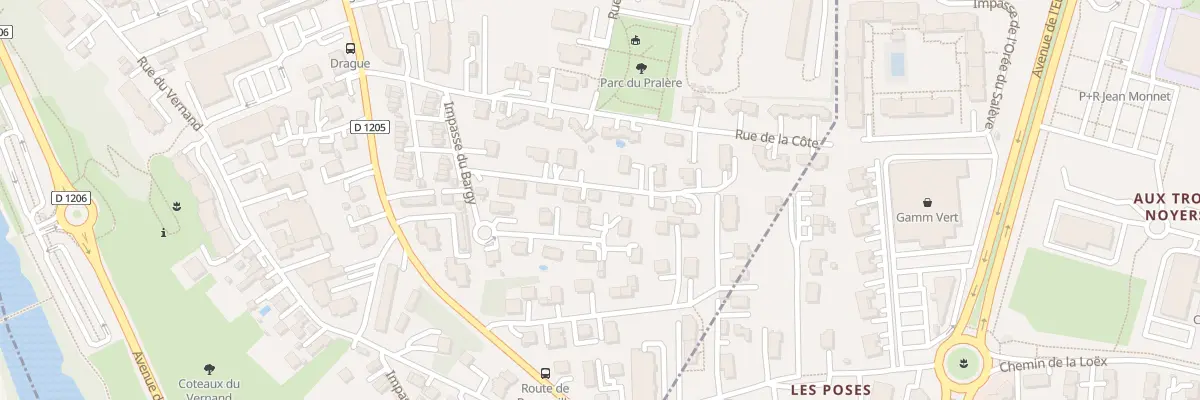 Plan du 6 Rue sur Rez à Annemasse
