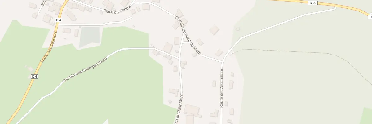 Plan du 1 Che du Petit Mont à Trémonzey