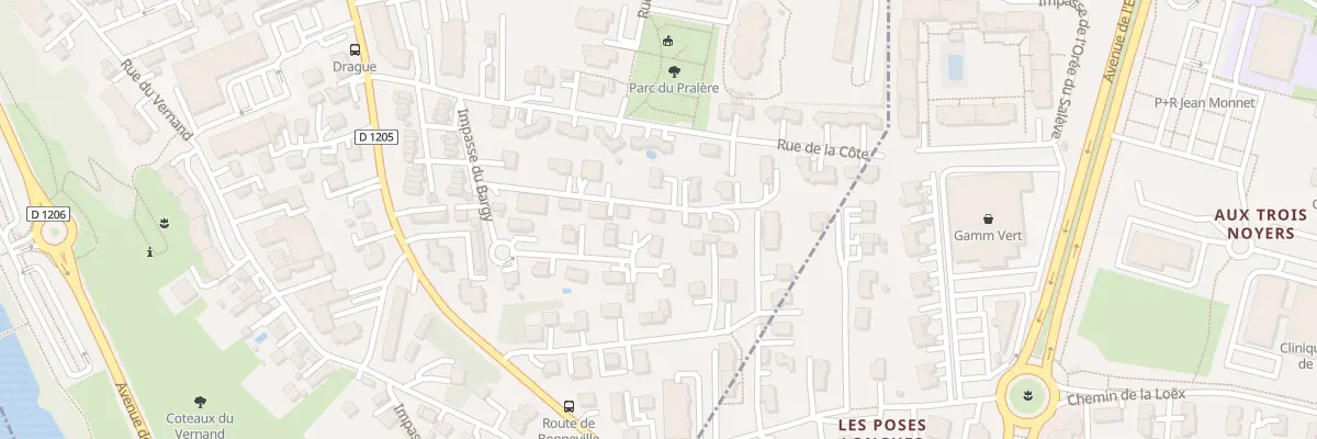 Plan du 8 Rue sur Rez à Annemasse