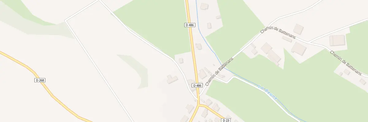 Plan du 3 Rue de Rougemont à Cendrey