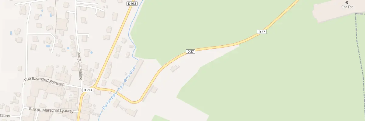 Plan du 4 Rte de Dommartin sous Amance à Agincourt